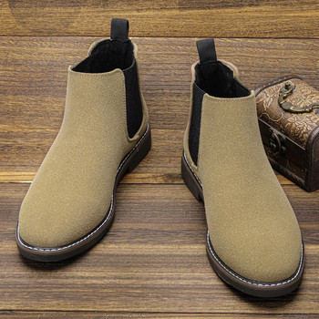 40-46 ανδρικές μπότες 2023 μάρκας μόδας άνετες δερμάτινες μπότες #CL5318