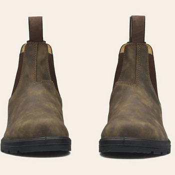 Ретро кожени ботуши Мъжки ботуши Челси Ръчно изработени 2022 Есенни зимни обувки Ежедневни удобни унисекс боти до глезена Zapatos De Hombre