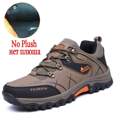 Cizme de zăpadă pentru bărbați de iarnă Cizme pentru bărbați calde de pluș Pantofi din piele impermeabili Cizme de motocicletă pentru bărbați fierbinți Cizme de iarnă pentru bărbați în aer liber