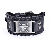 Modernas vintage platas ādas rokassprādzes Viking Skull Charm Vīriešu rokassprādzes Jaunas modes hiphopa punk rotaslietas aksesuāri ballīšu dāvanas