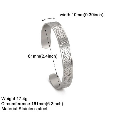 Βραχιόλι με κόμπο μαγισσών Βραχιόλια βραχιόλια από ανοξείδωτο ατσάλι Βίκινγκ ανδρικό βραχιόλι Irish Celtics Trinity Amulet Talisman Vintage Αντρικό κόσμημα