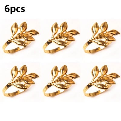 3/6/12 tk Lehed salvrätikurõngad Pandlaga salvrätikuhoidja jõuludeks tänupühadeks pulmadeks õhtusöögilaua kaunistus