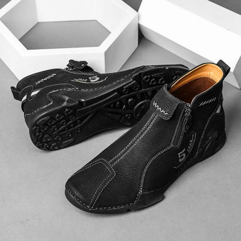 Χειμερινές νέες ανδρικές μπότες Chelsea Suede μπότες αστραγάλου Βρετανικού στυλ Δερμάτινες μπότες Ανδρικές μπότες μόδας Μαλακή σόλα με στρογγυλή κεφαλή Νυφικές μπότες