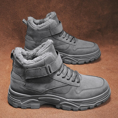 Silti sniega zābaki Vīriešu ikdienas zābaki Vīriešu ziemas apavi vīriešiem āra potītes pārgājienu apavi Vīriešu militārie vīriešu darba apavi Apavi
