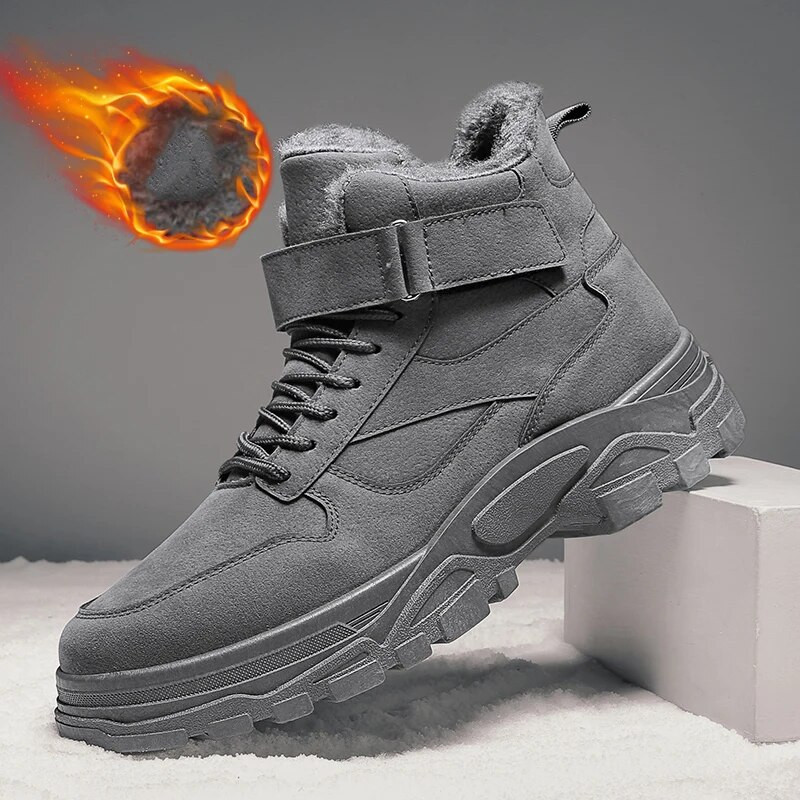 Silti sniega zābaki Vīriešu ikdienas zābaki Vīriešu ziemas apavi vīriešiem āra potītes pārgājienu apavi Vīriešu militārie vīriešu darba apavi Apavi