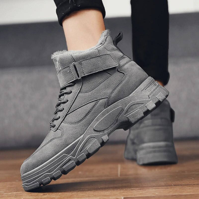 Silti sniega zābaki Vīriešu ikdienas zābaki Vīriešu ziemas apavi vīriešiem āra potītes pārgājienu apavi Vīriešu militārie vīriešu darba apavi Apavi