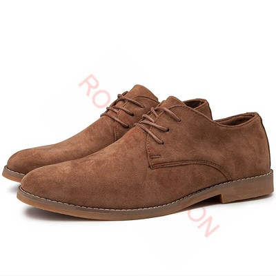 Divat Cipők Sárga Chelsea csizma Férfi Kényelem Ruha Csizmák Férfi Üzleti Cipők Férfi Velúr Bőr Cipők Zapatos Hombre Boo Boo