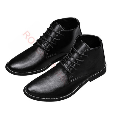 Divat Cipők Sárga Chelsea csizma Férfi Kényelem Ruha Csizmák Férfi Üzleti Cipők Férfi Velúr Bőr Cipők Zapatos Hombre Boo Boo