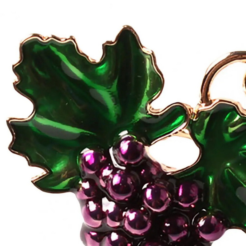 2Gb Salvešu gredzens atsvaidzinošs pusdienu galda piederumi Vasaras purpursarkano vīnogu salvešu turētājs svētku vakariņu ballītes dekorēšanai Galda dekors