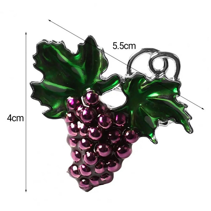 2Gb Salvešu gredzens atsvaidzinošs pusdienu galda piederumi Vasaras purpursarkano vīnogu salvešu turētājs svētku vakariņu ballītes dekorēšanai Galda dekors
