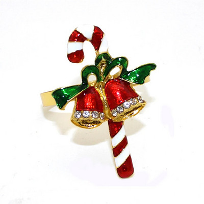 6Gb Ziemassvētku cimdi salvešu gredzeni, turētāji auduma salvetēm, galda salvete Kāzu pieņemšanas banketu dzimšanas dienas svinības