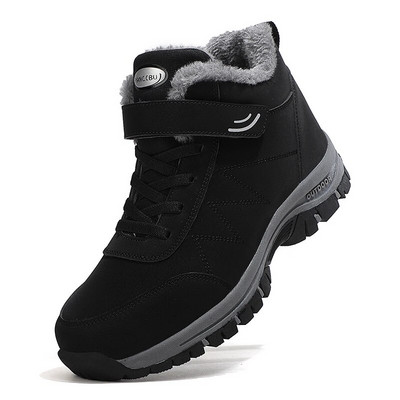 Μόδα Χειμερινά ανδρικά μποτάκια Soft Keep Warm Snow Boots Ανδρικά αντιολισθητικά βαμβακερά μποτάκια εξωτερικού χώρου για ζευγάρια Υψηλής ποιότητας χειμερινά παπούτσια