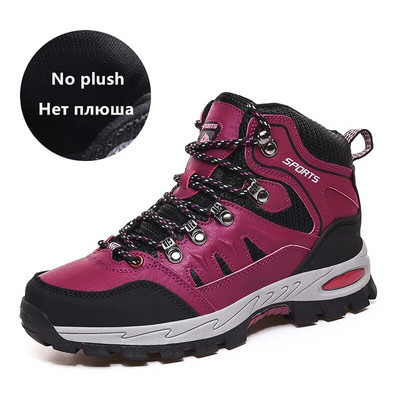 Meeste talvesaapad soojad plüüsis meeste lumesaapad Kvaliteetsest nahast veekindlad meeste tossud õues Meeste matkasaapad töökingad