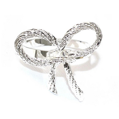 4Gb dobi ziedu salvešu gredzenu turētāji Sudraba salvešu gredzeni kāzu ballītēm svētku banketiem Ziemassvētku vakariņu galda dekors