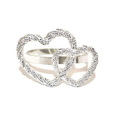 4Gb dobi ziedu salvešu gredzenu turētāji Sudraba salvešu gredzeni kāzu ballītēm svētku banketiem Ziemassvētku vakariņu galda dekors