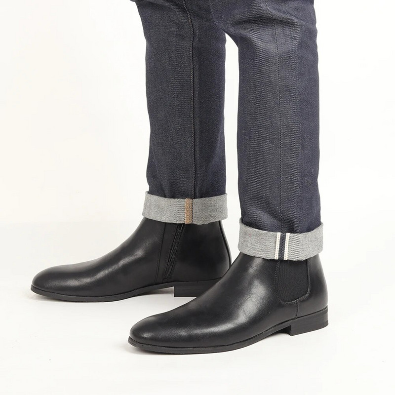 Chelsea Boots vīriešu rāvējslēdzēji 2023. gada klasiski ērti, moderni ādas zābaki #213