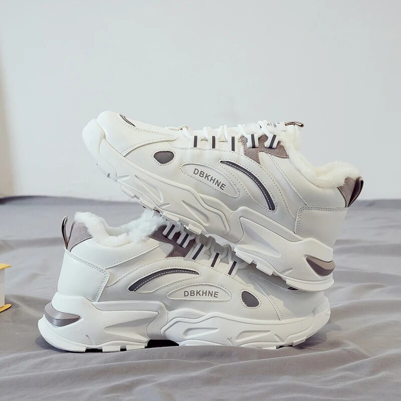 Ανδρικές κοντές μπότες χειμερινής μόδας βελούδινες ζεστές ανδρικές μπότες χιονιού αδιάβροχα δερμάτινα ανδρικά παπούτσια εξωτερικού χώρου Ανδρικά αθλητικά παπούτσια