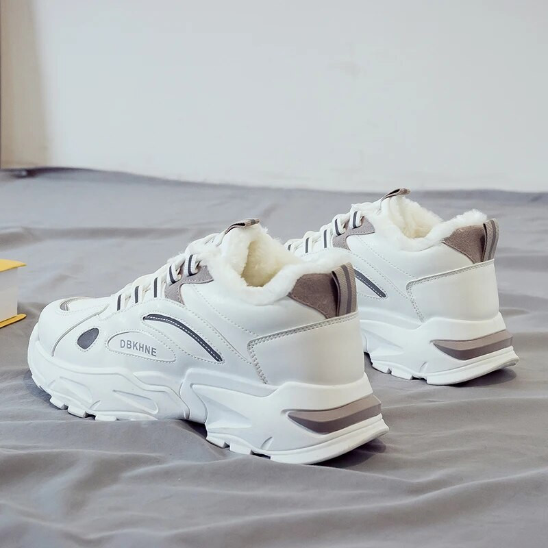 Ανδρικές κοντές μπότες χειμερινής μόδας βελούδινες ζεστές ανδρικές μπότες χιονιού αδιάβροχα δερμάτινα ανδρικά παπούτσια εξωτερικού χώρου Ανδρικά αθλητικά παπούτσια