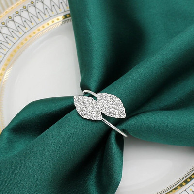 8Gb Kļavu lapu salvešu gredzeni rudens Pateicības dienai Woodland Birthday Baby Shower Lauku stila kāzu ballīšu rotājumi HWH204