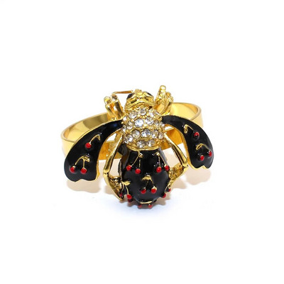 6 db Esküvői szalvéta gyűrűk piros csípős szalvéta gyűrű tartó karácsonyi hálaadás ünnepekre vacsora asztaldísz ERE59