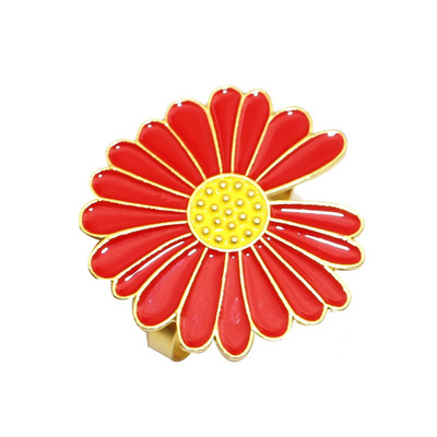 6 db Esküvői szalvéta gyűrűk piros csípős szalvéta gyűrű tartó karácsonyi hálaadás ünnepekre vacsora asztaldísz ERE59