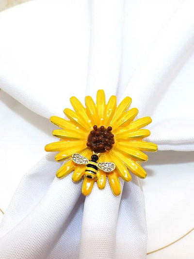 6 db Esküvői szalvéta gyűrűk piros csípős szalvéta gyűrű tartó karácsonyi hálaadás ünnepekre vacsora asztaldísz ERE59