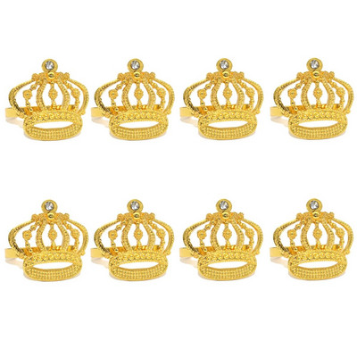 8Gb. Baltas rozes salvešu gredzeni Ziedu salvešu turētājs Gredzenu galda rotājums kāzu dzimšanas dienai Ziemassvētki Valentīna diena HWW01