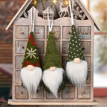 Νέο Χριστουγεννιάτικο μενταγιόν κούκλας Χιονάνθρωπος Άγιος Βασίλης Καλά Χριστουγεννιάτικα στολίδια για το σπίτι Χριστουγεννιάτικο Δέντρο Στολίδι Navidad Natal New Year 2024
