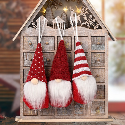 Нова Коледа Дядо Коледа Снежен човек Висулка Кукла Весела Коледа Декорации за дома Коледно дърво Орнамент Navidad Natal Нова година 2024