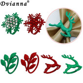 6 DB karácsonyi szalvéta gyűrűk fém jávorszarvas zöld strassz hópehely szalvéta csatok tartó gyűrűk esküvői asztaldíszhez HWC03