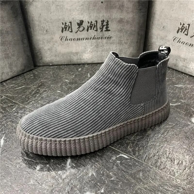 Vīriešu apavi Pavasaris Rudens Ziemas Modes Apavi Plīša zābaki Vīriešu Augstie zābaki Vīriešu Sporta Ikdienas apavi Daudzpusīgi galda apavi