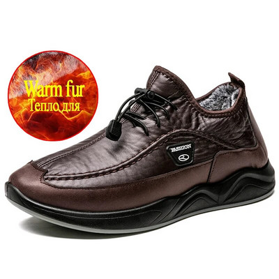 Υψηλής ποιότητας ανδρικά casual παπούτσια Φθινοπωρινά χειμερινά ανδρικά δερμάτινα παπούτσια 2023 Αντιολισθητικά ανδρικά αθλητικά παπούτσια Zapatillas Hombres χωρίς δαντέλες