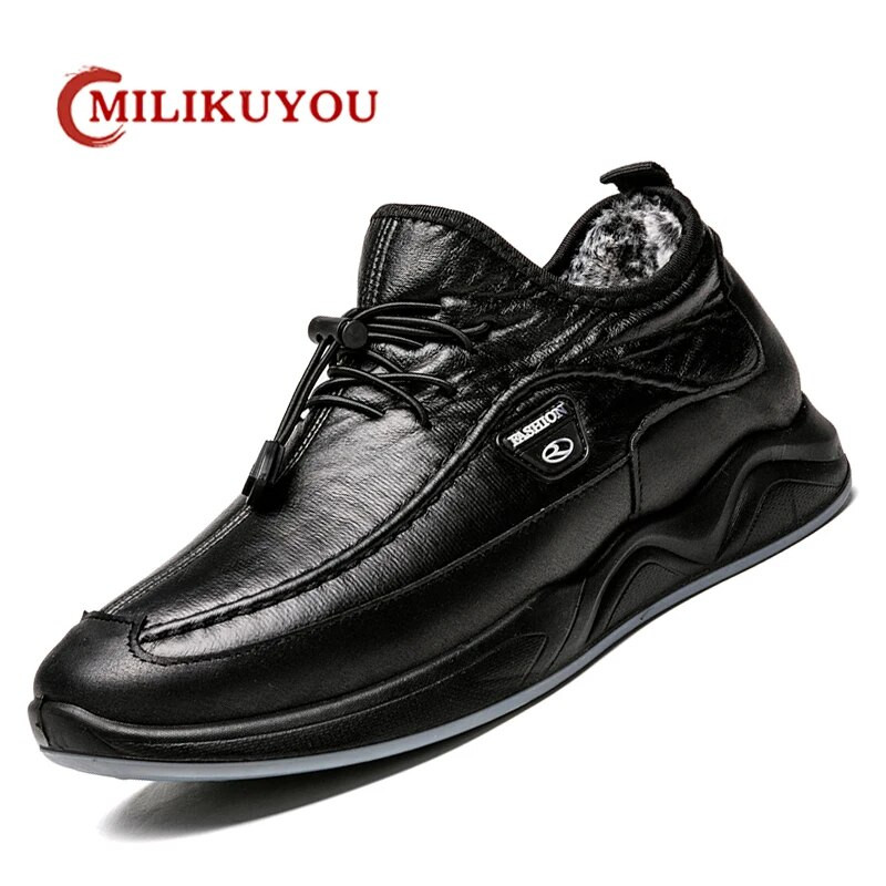 Υψηλής ποιότητας ανδρικά casual παπούτσια Φθινοπωρινά χειμερινά ανδρικά δερμάτινα παπούτσια 2023 Αντιολισθητικά ανδρικά αθλητικά παπούτσια Zapatillas Hombres χωρίς δαντέλες