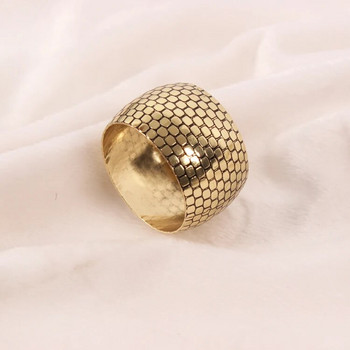 4 X барабанен пръстен за салфетки Държач за салфетки за сватбен хотел Декорация за вечеря