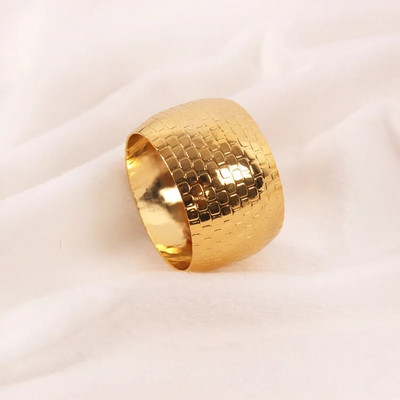 4 X bungu salvešu gredzens salvešu turētājs kāzu viesnīcas vakariņu ballīšu dekorēšanai