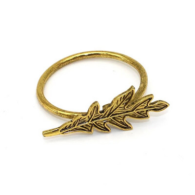 10pcs/ot Klasični starinski prsten za ubruse od lišća Kopča za ubruse od javorovog lišća Prsten za ubruse ukras za svadbeni stol