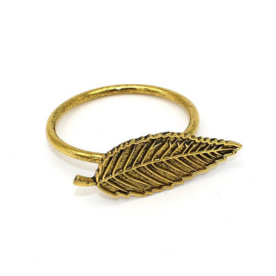 10pcs/ot Klasični starinski prsten za ubruse od lišća Kopča za ubruse od javorovog lišća Prsten za ubruse ukras za svadbeni stol