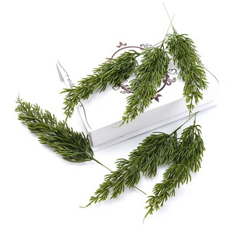 5τμχ Πράσινο πεύκο Χριστουγεννιάτικα Φύλλα Διακοσμητικά για το Σπίτι Πλαστικά Βάζα Γάμου Διακοσμητικά Λουλούδια Στεφάνια Diy Τεχνητά Φυτά
