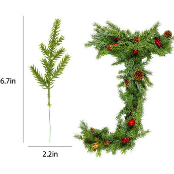 10 ΤΕΜ Τεχνητά φυτά φθηνότερα 2023 Χριστουγεννιάτικο δέντρο με πευκοβελόνες Πρωτοχρονιάτικα διακοσμητικά για το σπίτι Scrapbooking Diy Gifts Κουτί καραμελών