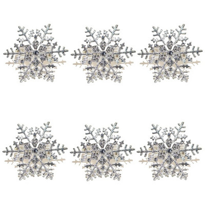 6Gb jaukta stila Ziemassvētku salvešu gredzens Ziemassvētku eglītes sniegpārsla ziemeļbrieža salvešu turētājs Ziemassvētku kāzu vakariņu galda dekorēšanai