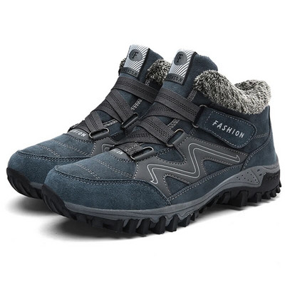 Xiaomi Youpin ziemas ikdienas zābaki Vīriešu sniega zābaki uztur siltumu plīša darba trenažieri armijas apavi Stilīgi potītes kedas sieviešu apavi