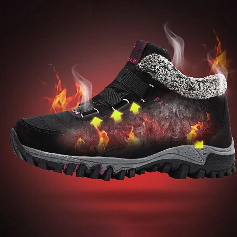 Xiaomi Youpin ziemas ikdienas zābaki Vīriešu sniega zābaki uztur siltumu plīša darba trenažieri armijas apavi Stilīgi potītes kedas sieviešu apavi