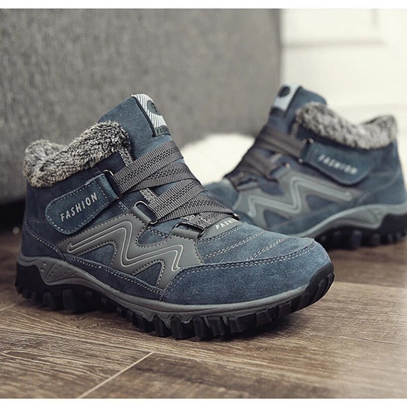 Xiaomi Youpin ziemas ikdienas zābaki Vīriešu sniega zābaki uztur siltumu plīša darba trenažieri armijas apavi Stilīgi potītes kedas sieviešu apavi