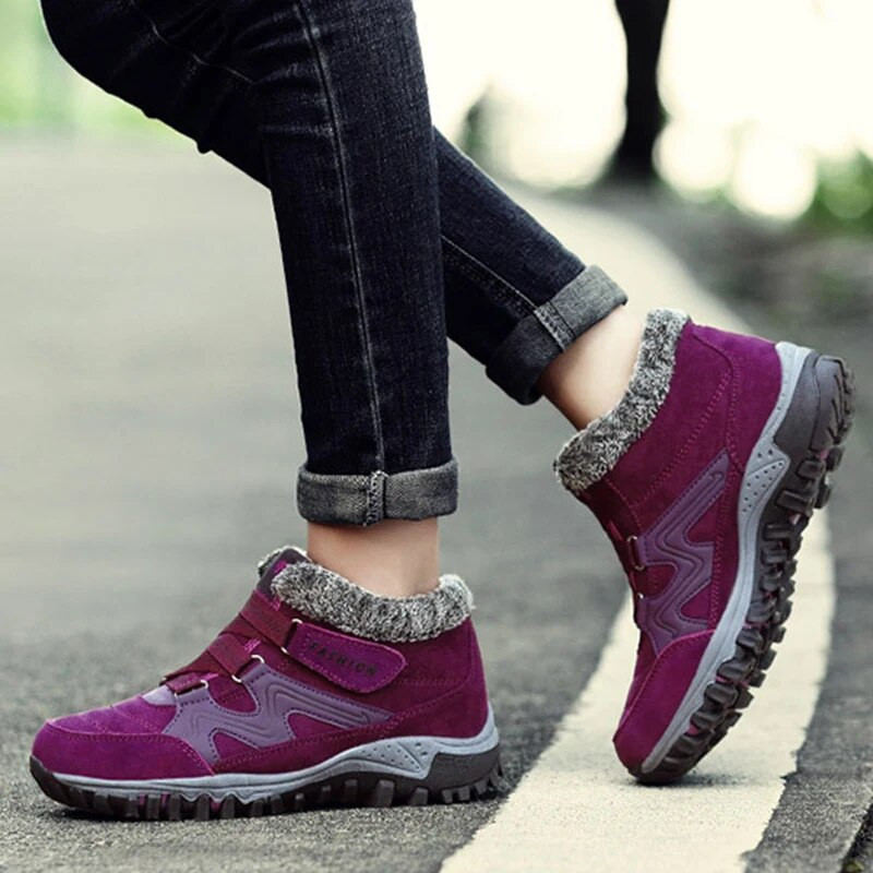 Xiaomi Youpin ziemas ikdienas zābaki Vīriešu sniega zābaki uztur siltumu plīša darba trenažieri armijas apavi Stilīgi potītes kedas sieviešu apavi