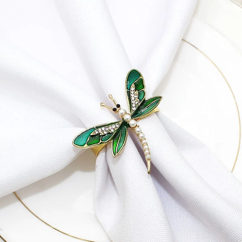 6tk/partii Uus salvrätisõrmuse simulatsioon kiil salvrätik pandla pühadepidu lauarätikusõrmus pulmapidu lauakaunistus