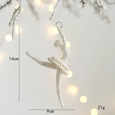 Ziemassvētku eglītes piekaramie piekariņi Mirdzoši mazi Ziemassvētku briežu rotājumi Ziemassvētku alnis Priecīgus Ziemassvētku dekors Laimīgu Jauno gadu 2023 Baltais briedis