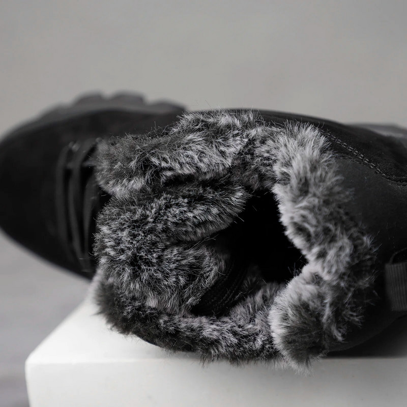 Vīriešu sniega zābaki āra apavi vīriešiem, biezas zoles kedas vīriešiem ziemas apavi Botines Tenis saglabāt siltu pūku vīriešu puszābaki