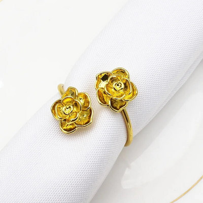 10gab/partija rozā salvešu gredzens atvērta salvete sprādze salvešu gredzens sakausējums mute auduma gredzens salvešu gredzeni kāzām