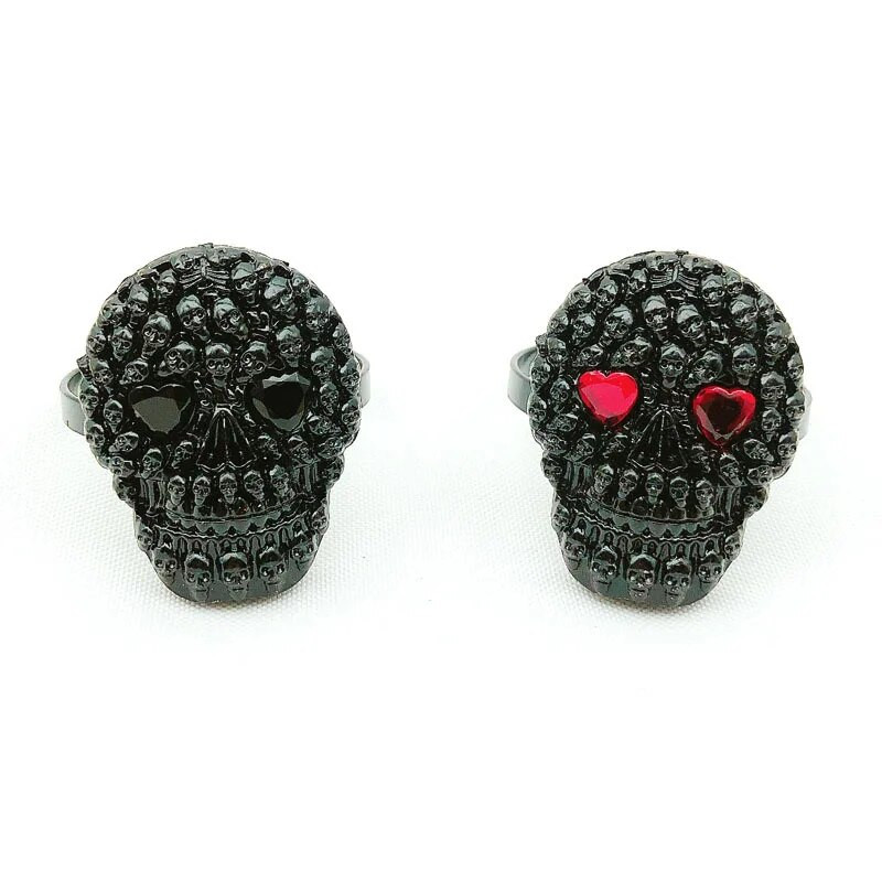 10 τμχ/παρτίδα Νέο δαχτυλίδι χαρτοπετσέτας Απόκριες κρανίο πετσέτα με κουμπί ρετρό δαχτυλίδι χαρτοπετσέτας Δαχτυλίδι χαρτοπετσέτας Διακόσμηση επιτραπέζιου πάρτι για διακοπές