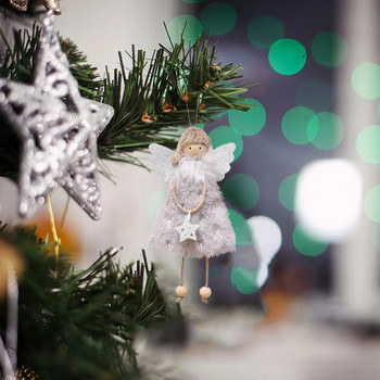Χριστουγεννιάτικη κούκλα άγγελος Κρεμαστό Στολίδι αγγέλου για Χριστουγεννιάτικο Δέντρο Πολυέλαιος Στολίδι Κρεμαστό Πρωτοχρονιάτικο 2024 Διακόσμηση